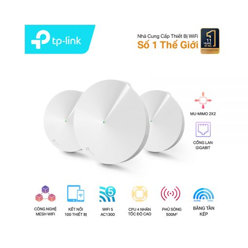 Bộ phát wifi mesh TP-Link Deco M5 3-Pack