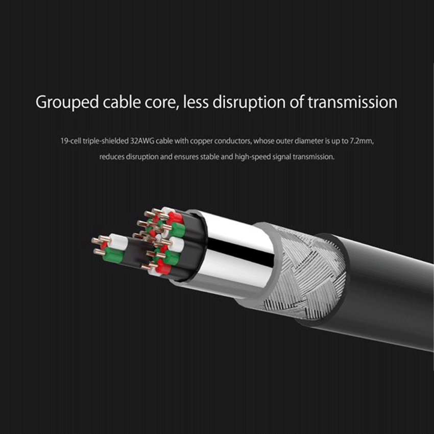 Cáp HDMI 2m Orico HM14-20-BK chuẩn 1.4 hỗ trợ 4K