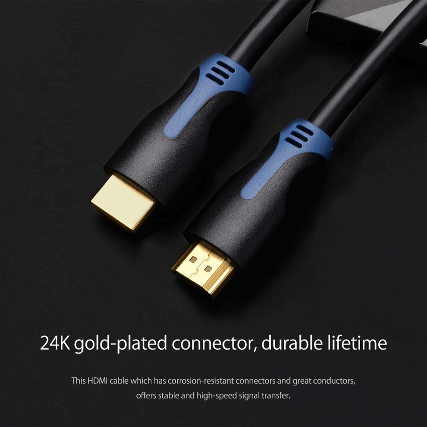 Cáp HDMI 2m Orico HM14-20-BK chuẩn 1.4 hỗ trợ 4K