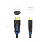 Cáp HDMI 3m Orico HM14-30-BK 1.4 Hỗ trợ chuẩn 4K@30Hz