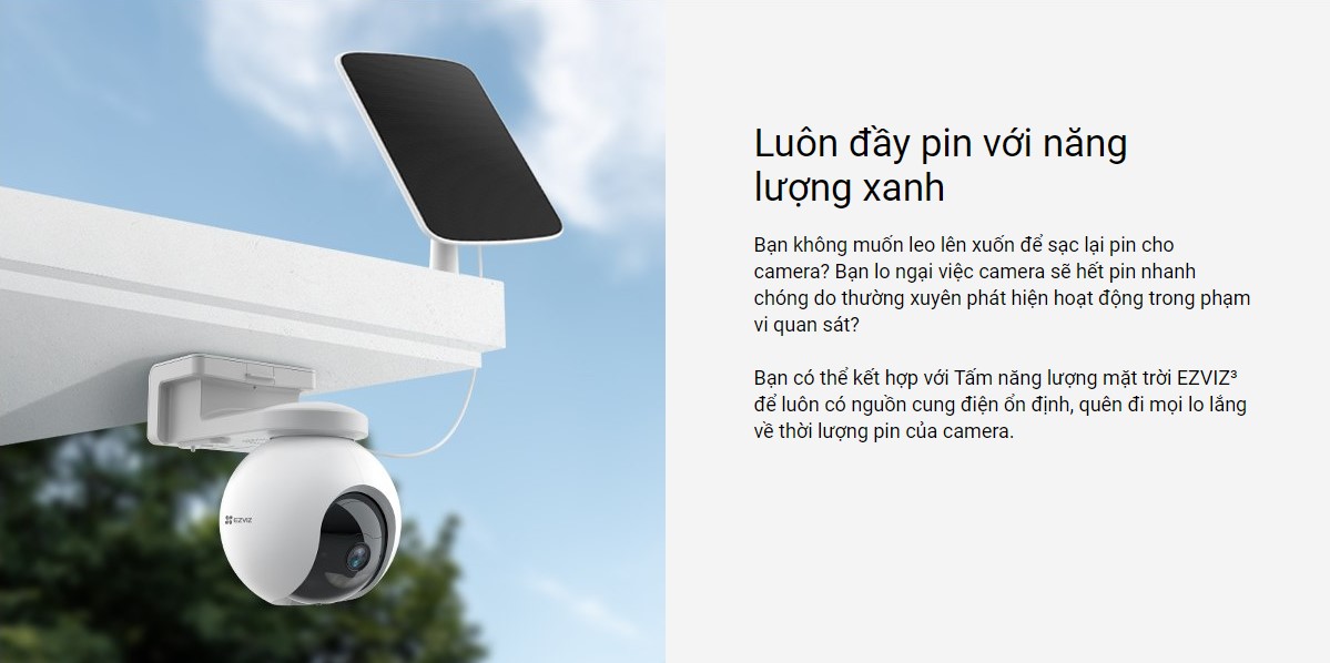 Camera EZVIZ CS-CB8 (2K/Có pin/Wifi/3M)