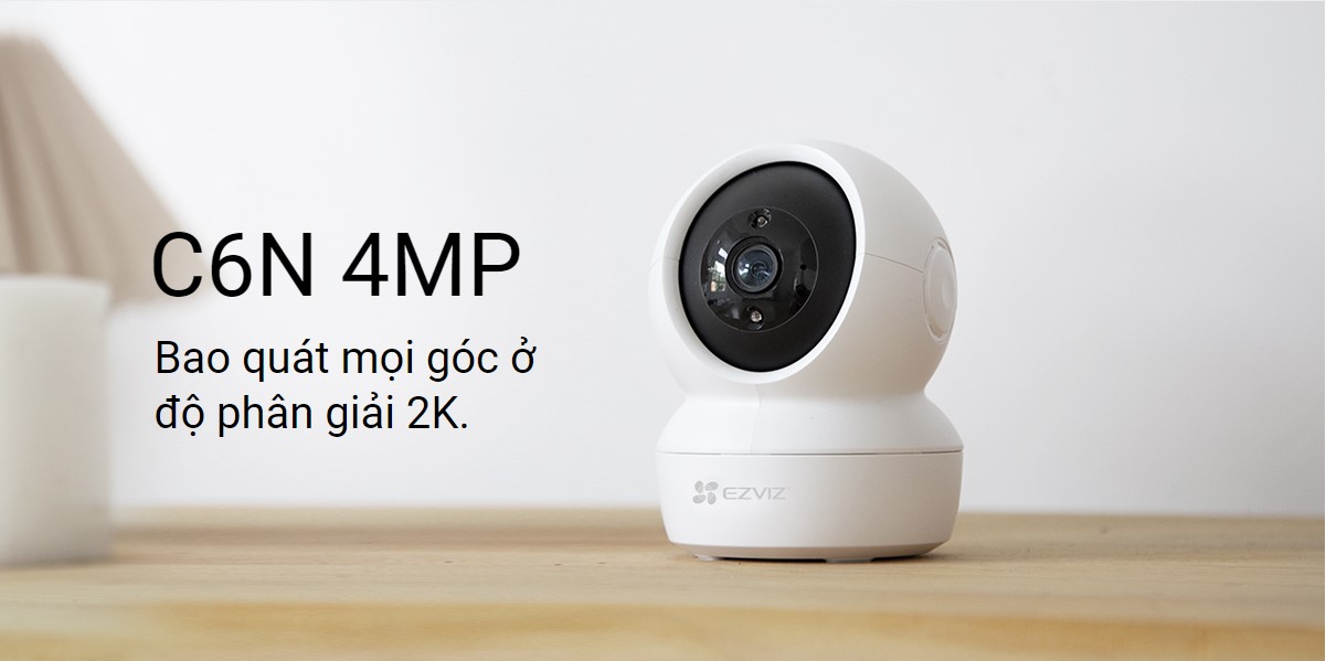 Camera IP Wifi quay quét thông minh EZVIZ C6N 4MP