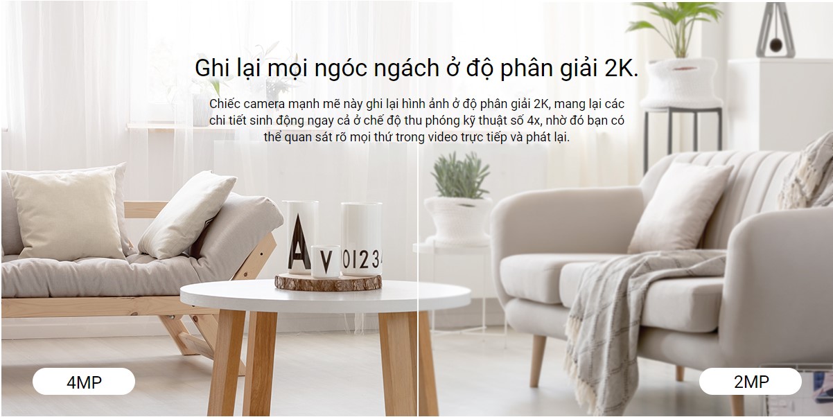 Camera IP Wifi quay quét thông minh EZVIZ C6N 4MP