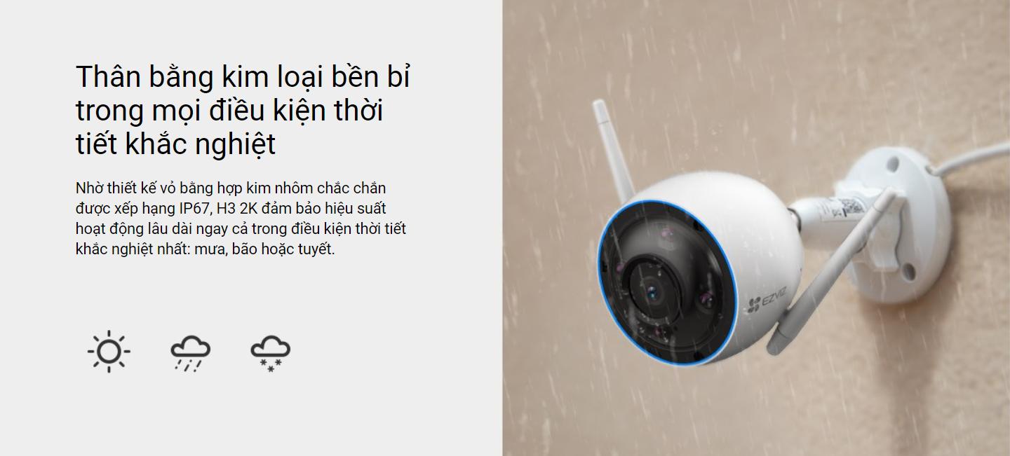 Camera WIFI EZVIZ CS-H3 (5MP,2.8mm)