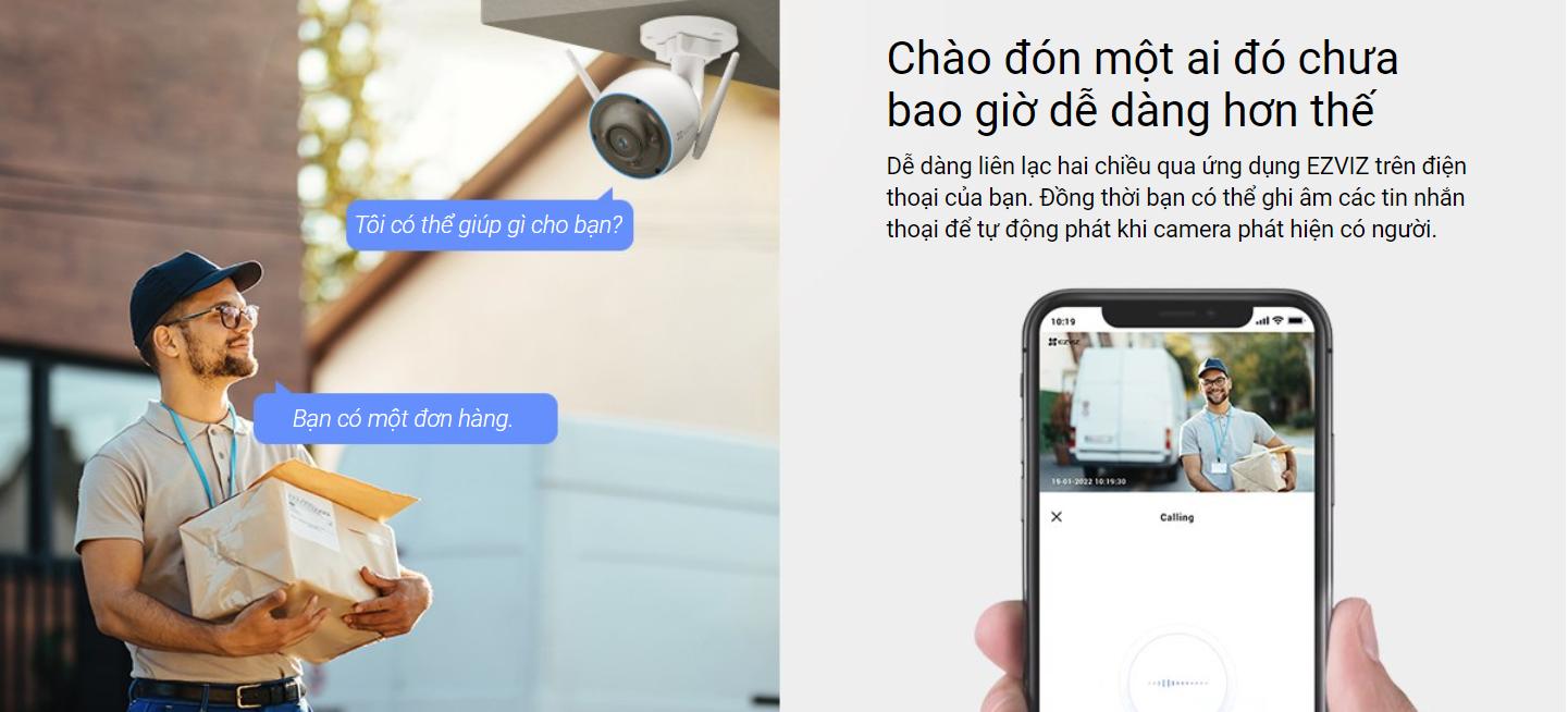 Camera WIFI EZVIZ CS-H3 (5MP,2.8mm)
