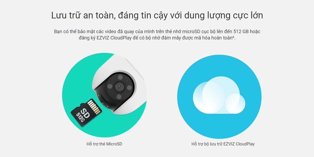 Camera WIFI quay quét EZVIZ CS-H8C