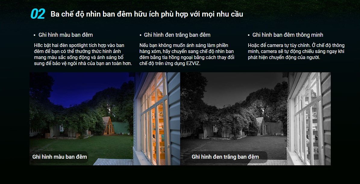 Camera WIFI quay quét EZVIZ CS-H8C