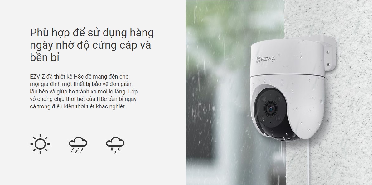 Camera WIFI quay quét EZVIZ CS-H8C