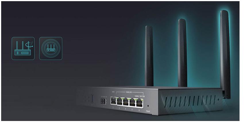 Cân bằng tải Tp-Link ER706W VPN Gigabit Omada - Chuẩn WiFi 6 AX3000 4