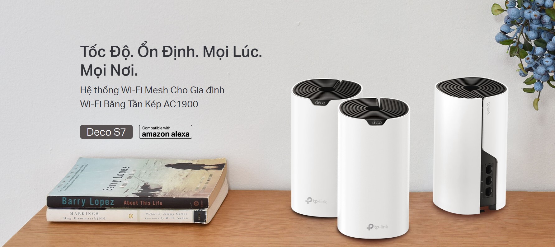 Bộ phát wifi Mesh Tp-Link Deco S7 1 Pack Wireless AC1900