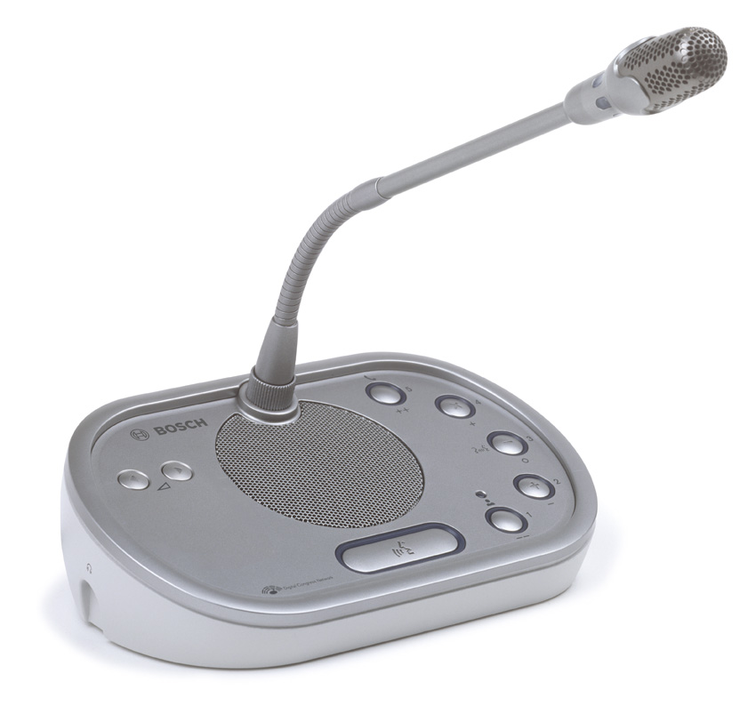 Hộp đại biểu có tính năng biểu quyết và bộ chọn kênh phiên dịch bosch DCN-DISVCS-x