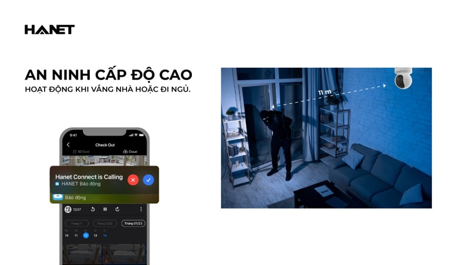 Camera Ai Hanet HA800/ nhận diện khuôn mặt/ phân biệt người lạ (